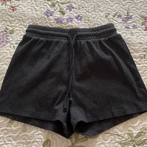 H&M dark gray knit shorts
